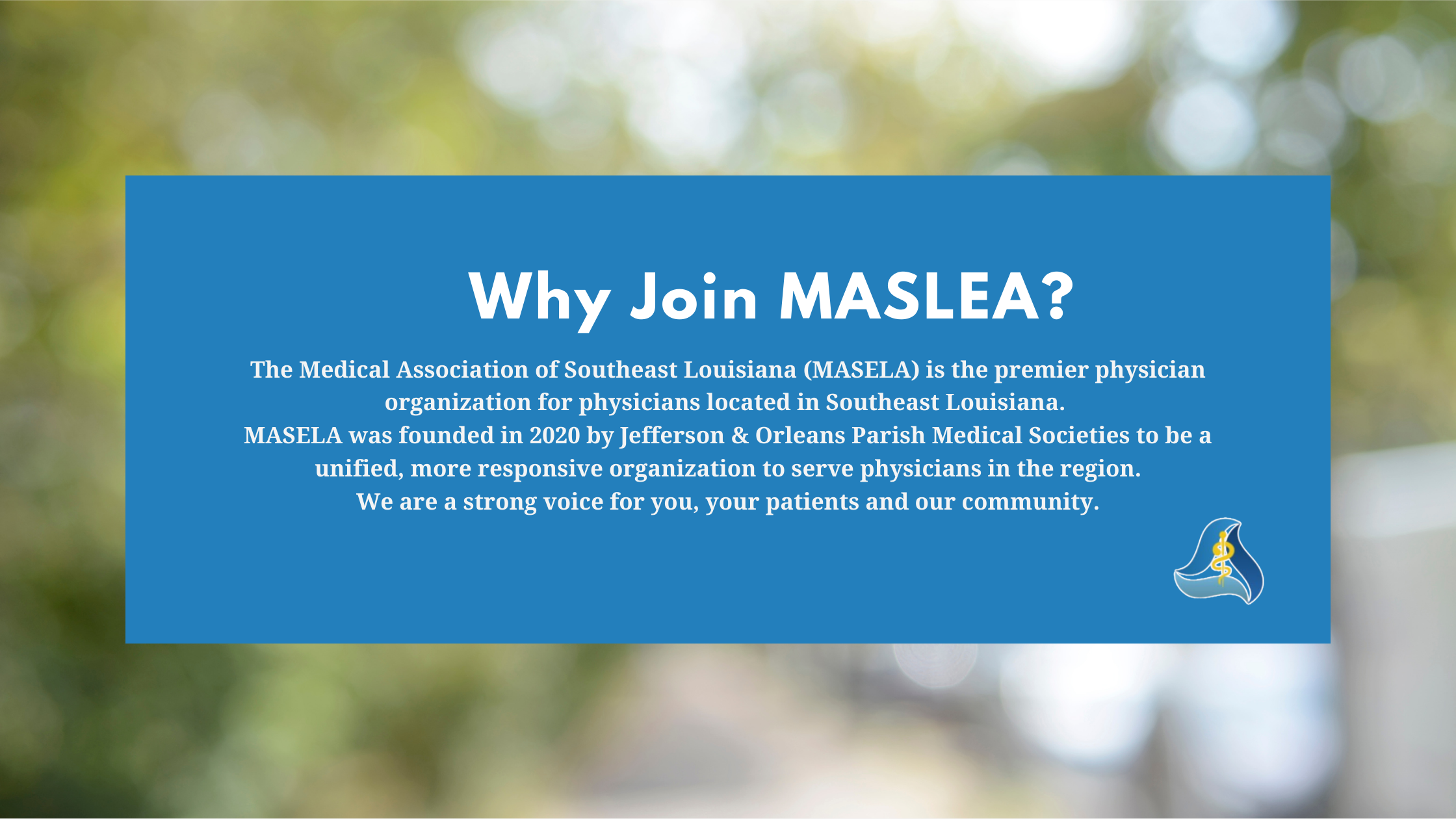 Why join masela